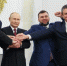 Владимир Сальдо, Евгений Балицкий, Владимир Путин, Денис Пушилин и Леонид Пасечник (слева направо) - ТК ТОЛЬЯТТИ 24