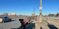 Дороги Тольятти очищают от песчано-солевой смеси - TLT.Ru