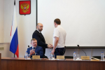 Генерал-майор юстиции Павел Олейник представлен коллективу СУ СК России по Самарской области в качестве нового руководителя
