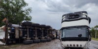 Грузовая автоцистерна перевернулась у села Заглядовка - TltGorod.Ru