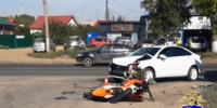 Обстоятельства столкновения мотоцикла и Весты выясняются - TltGorod.Ru