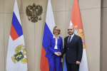 Министр сельского хозяйства РФ Оксана Лут встретилась с Вячеславом Федорищевым