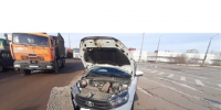 В Тольятти авто-леди врезалась в бетонный блок - TLT.Ru
