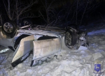 (фото) В Самарской области 3-летняя девочка чудом не пострадала в ДТП с «перевертышем»