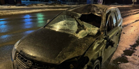 Ночное ДТП в Тольятти: легковушка врезалась в фургон - ТК ТОЛЬЯТТИ 24