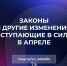 Что меняется в апреле? - ТК ТОЛЬЯТТИ 24