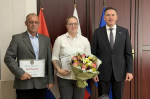 Глава Тольятти встретился с чемпионкой России Софьей Палкиной